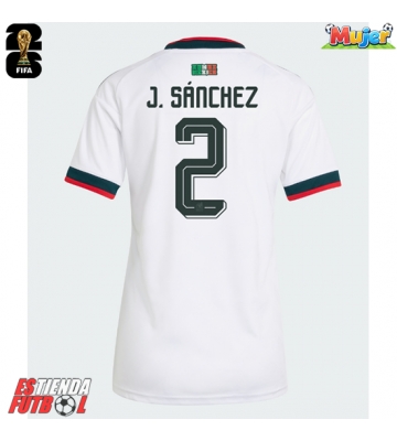 México Jorge Sanchez #2 Segunda Equipación Mujer Mundial 2026 Manga Corta
